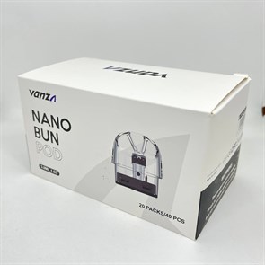 Сменный картридж для Minican (Миникан) Vanza Nano Bun Pod 2шт в пачке. Подходит для Brusko Minican, 1.0 Ом ( Без жидкости) 5124